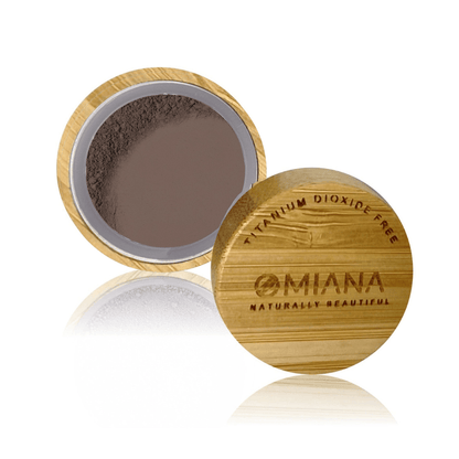 Omiana Beauty Eyeshadow Terra Brown Loose Powder Matte Eyeshadow - No Mica, No Titanium Dioxide, & More!