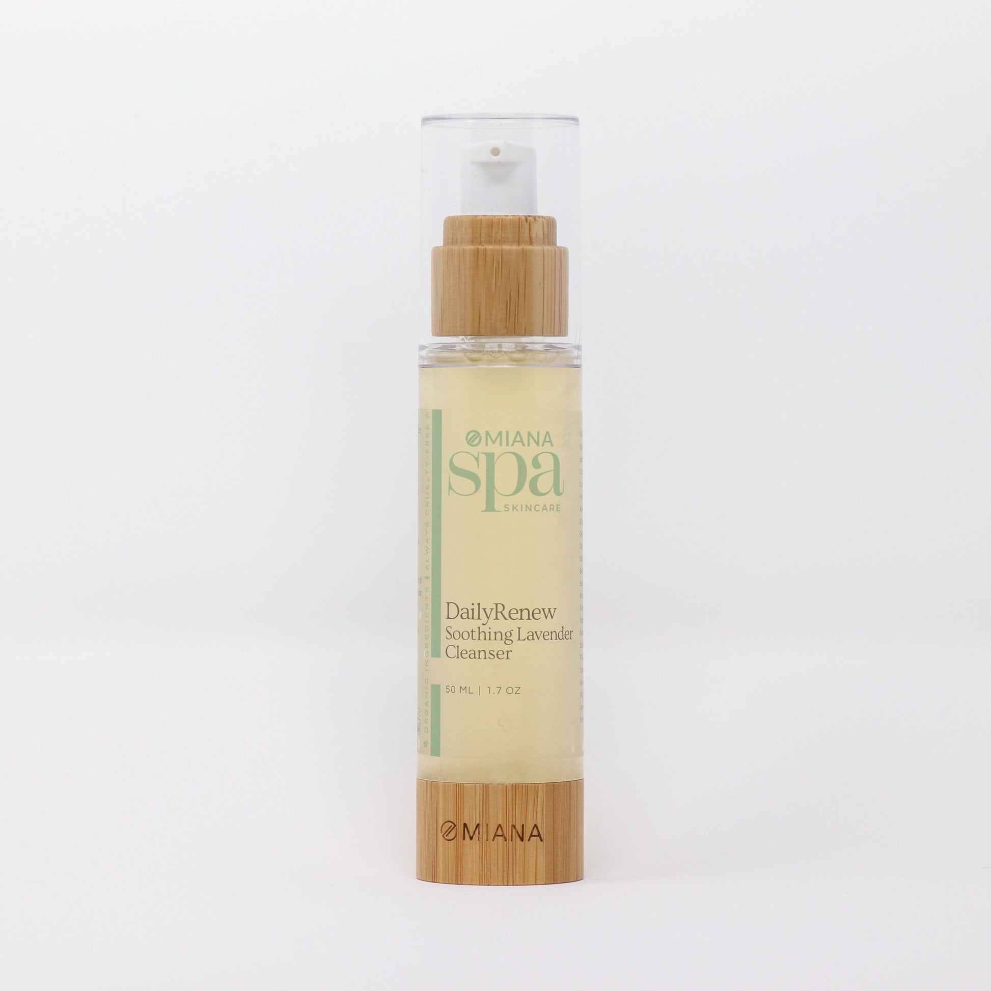 Omiana Natural Cosmetics Cleanser DailyRenew Soothing Lavender Cleanser - Made without GMOs, Artificial Fragrances, & More!